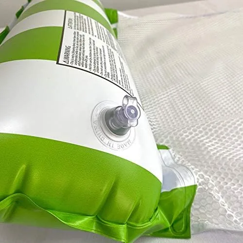 Miniatura 6 de Paquete de 4 flotadores inflables para piscina, hamaca de agua de tamaño adulto, silla de malla flotante 4 en 1 para adultos para vacaciones