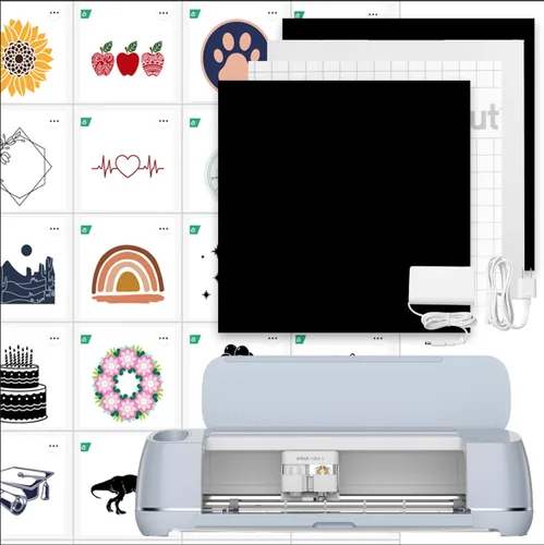Cricut Maker 3 y paquete de biblioteca de contenido digital - Incluye 30 imágenes en la aplicación Design Space - Máquina de corte inteligente, 2
