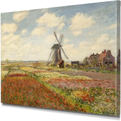 Miniatura 52 de IPIC - Reproducción artística de los lirios de agua de Claude Monet 1906, impresiones giclée coinciden con el marco dorado clásico, arte de pared