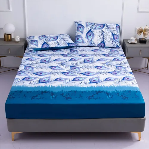 Miniatura 13 de Sábana bajera y funda de almohada, protector de colchón impermeable, funda de colchón suave y transpirable con bolsillo profundo para colchón de 6 a