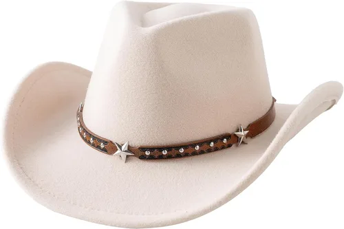 Jastore Sombrero de vaquero para bebés y niños pequeños Sombrero de vaquera para bebés pequeños Sombrero de vaquero infantil Sombrero de vaquero