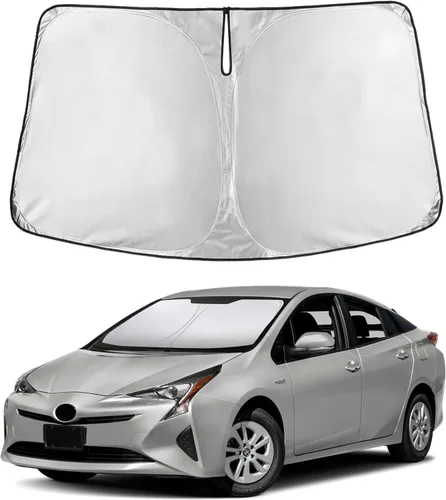 Miniatura 23 de Econour Parasol para parabrisas compatible con Honda Civic 2016-2021, protector de parasol plegable para ventana, bloquea los rayos UV y mantiene tu