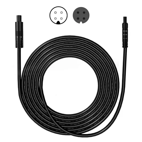 Cable de extensión de 4 pines y 16.5 pies para cámara de visión trasera de cámara de respaldo (4 pines de 16.5 pies)