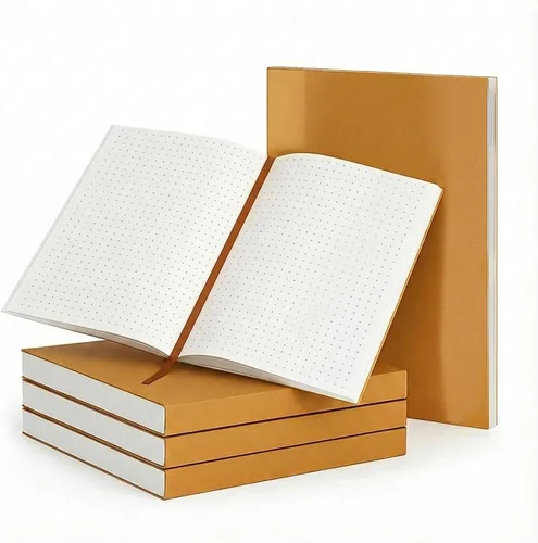 Miniatura 10 de moonster Papel para Cuaderno en Blanco – Recambio de Diario A5 – para Diario de Cuero Recargable – Insertos Fresados Premium, Libro de Bocetos