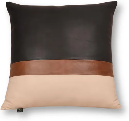 Funda de almohada de piel de cordero – Funda de cojín para sofá, fundas decorativas para sala de estar y dormitorio, 20 x 20 pulgadas, color negro,