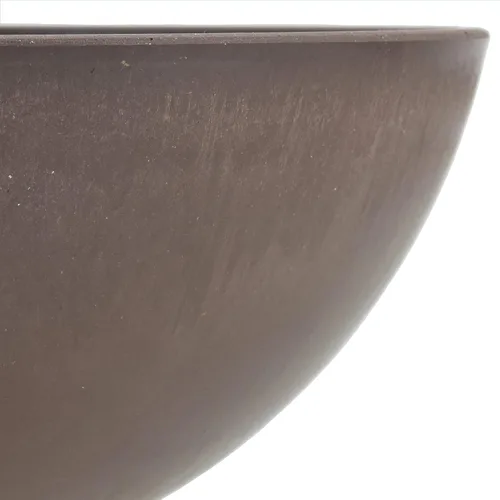 Miniatura 3 de PSW Pot Collection M20C - Maceta baja de plástico compuesto de piedra/madera de 8 pulgadas, sin orificio de drenaje (perforable), maceta