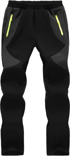 Pantalones de esquí de nieve para niños, senderismo, niños, niñas, impermeables, resistentes al viento, forro polar cálido y aislado