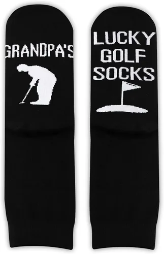 Miniatura 3 de TSOTMO Calcetines para abuelo y abuelo, regalo para papá, calcetines de golf de la suerte del abuelo para abuelo, regalo de jubilación, calcetines