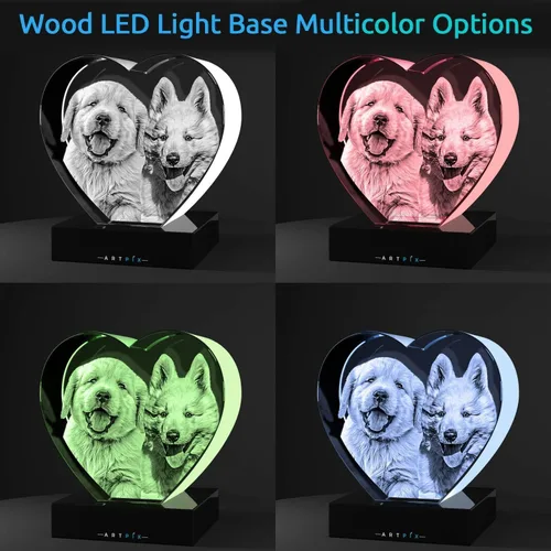 Miniatura 3 de ArtPix 3D Foto de Cristal, Regalos Personalizados de Navidad para Mujeres, Esposa, Ella, Él, Hombres, Esposo, Abuela, Gran Regalo Personalizado