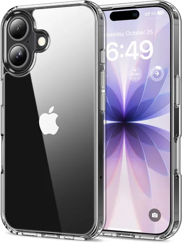 Miniatura 139 de HOOMIL Funda para iPhone 7 Plus/iPhone 8 Plus de 5.5 pulgadas, no amarillea, protección contra caídas, cubierta trasera dura transparente
