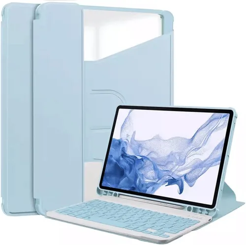 Miniatura 18 de kaidisen Funda con teclado giratorio 360º para Galaxy Tab S6 Lite de 10.4 pulgadas, soporte vertical magnético desmontable teclado delgado Folio