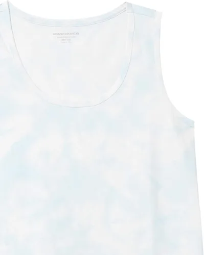 Miniatura 6 de Tienda Essentials Camiseta sin mangas para mujer, de corte clásico, 100% algodón, paquete de 2