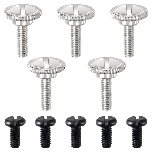 5 tornillos de prensatelas y 5 tornillos de fijación de abrazadera de aguja, tornillo de pulgar/pie para máquinas de coser industriales Juki de una