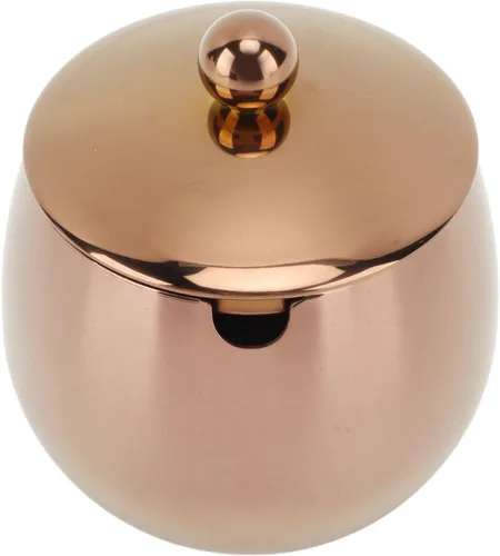 Azucarero de acero inoxidable, tarro de especias con tapa, plato grande para suagr, contenedor de azúcar pulido, soporte multifuncional para cocina,