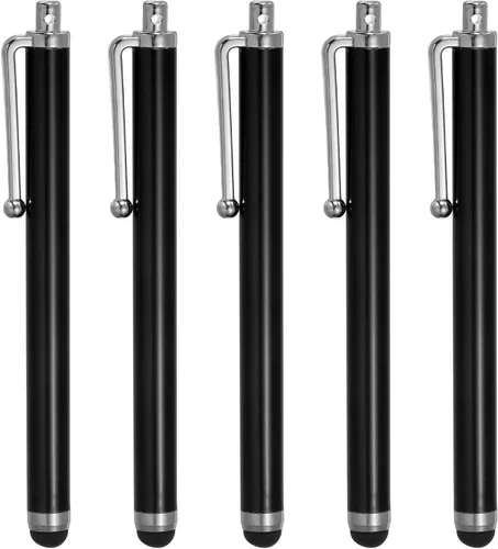 MECCANIXITY 5 lápices capacitivos universales para pantallas táctiles, alta sensibilidad, para teléfono, tableta, todos los dispositivos de pantalla