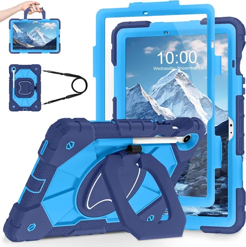 Miniatura 15 de WESOROL Funda para Samsung Galaxy Tab S10 Lite/S10 FE/S9 FE/S9 10.9/11 pulgadas (2025/2023), Funda para Tableta Galaxy Tab S9 a prueba de golpes