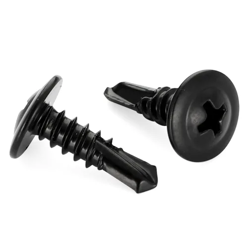 Miniatura 13 de Mellewell Tornillos autoperforantes de cabeza de oblea #8 x 1, tornillos de madera, tornillos de chapa autorroscantes rápidos, acero inoxidable 410