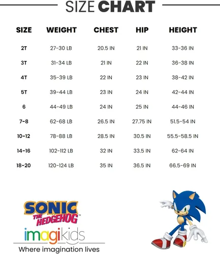 Miniatura 6 de SEGA Sonic the Hedgehog Tails Knuckles - Sudadera con capucha para niños pequeños y grandes