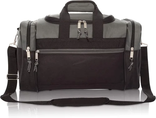 Miniatura 2 de Bolsa de lona, de DALIX, para el gimnasio, para viajar, 17 pulgadas
