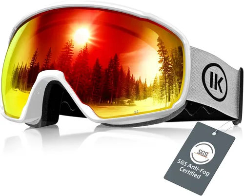 Miniatura 11 de Innerking OTG - Gafas de esquí aprobadas por SGS, para usar sobre gafas de nieve, snowboard, invierno, antivaho para adultos, jóvenes, hombres