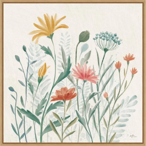 Miniatura 8 de Amanti Art Lienzo enmarcado para pared, 16 x 16 pulgadas, vibraciones de flores silvestres III por Janelle Penner, lienzo enmarcado para pared