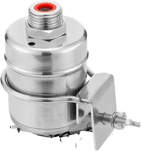 Miniatura 5 de Válvula de flotador de acero inoxidable con control de nivel de agua de 1/2 pulgadas, válvula de flotador automática completa válvula de bola 35 mm.