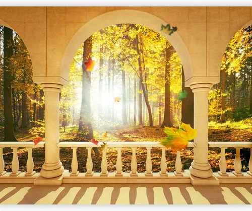 Miniatura 9 de artgeist Mural de pared Vista de ventana 118 x 91 pulgadas - Papel tapiz no tejido, decoración de pared de vellón, impresión fotográfica, imagen