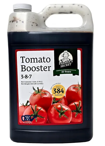 Miniatura 7 de Fertilizante Potenciador de Tomate Farmer's Secret (8 oz) - Súper Concentrado - Proporción 3:8:7 Fortificado con Ácido Húmico, Hierro y Calcio