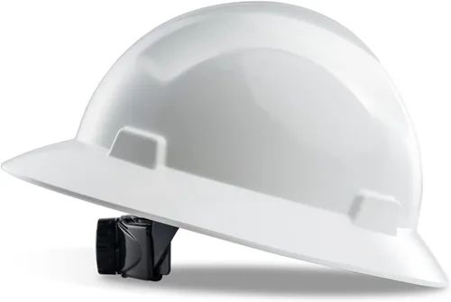 Miniatura 8 de LANON Casco Duro Negro de Ala Completa, Aprobado por OSHA para Trabajo de Construcción, Casco de Seguridad HDPE con Suspensión de Trinquete