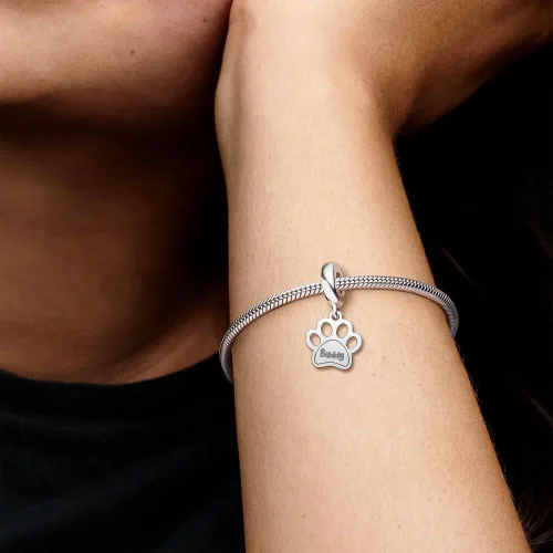 Miniatura 3 de Dijes personalizados con nombre personalizado con dije de corona de corazón para pulsera, cualquier nombre, letra inicial, número, placa de nombre