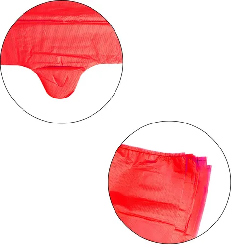 Miniatura 3 de LazyMe Bolsas para camisetas, bolsas de plástico con asas para comestibles y venta al por menor, Bolsas de plástico para negocio, 12x20 pulgadas