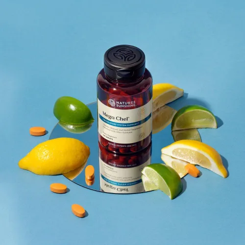 Miniatura 4 de Nature's Sunshine Mega-Chel, 120 tabletas, vitamina completa con potentes antioxidantes, hierbas, vitaminas, minerales y aminoácidos que apoyan