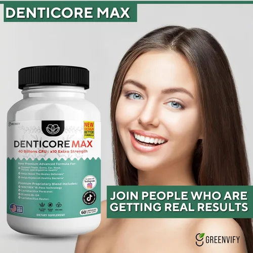 Miniatura 6 de Max for Gums and Teeth Health – 40 mil millones de UFC Probióticos orales avanzados, soporte para el aliento fresco, 60 cápsulas (paquete de 2)