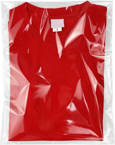 Bolsas de plástico de celofán resellables transparentes autoadhesivas para embalaje de camisas, ropa y productos, 100 bolsas de celofán