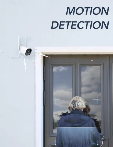 Miniatura 4 de Cámara GNCC para exteriores, cámaras 2K para seguridad del hogar al aire libre, cámaras de seguridad para el hogar, detección de movimiento, visión