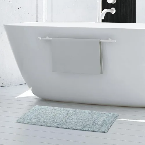 Miniatura 13 de French Connection Stonewash - Alfombra de baño de mezcla de algodón, 20 x 34 pulgadas, color marfil