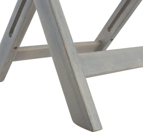 Miniatura 10 de Safavieh Outdoor Collection Gallo Ash Grey Acacia Wood Juego de 3 piezas Balcón Bistro PAT6751C Gris cenizo