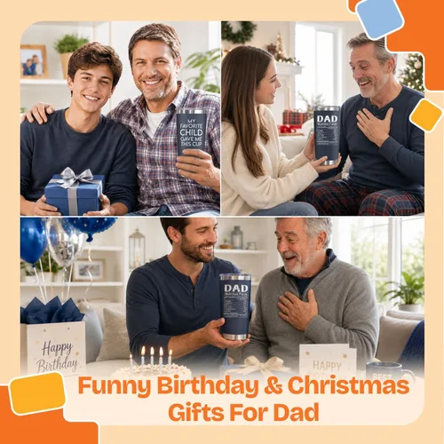 Miniatura 4 de NewEleven Regalo del Día del Padre para papá – Regalos de cumpleaños para papá de hija, hijo, niños – Ideas de regalo de cumpleaños para padre, Papá