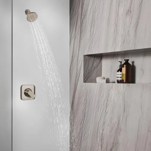 Miniatura 6 de Moen Genta LX - Kit de moldura moderna de equilibrio de presión Posi-Temp de 1 mango, requiere válvula, T2471BZG