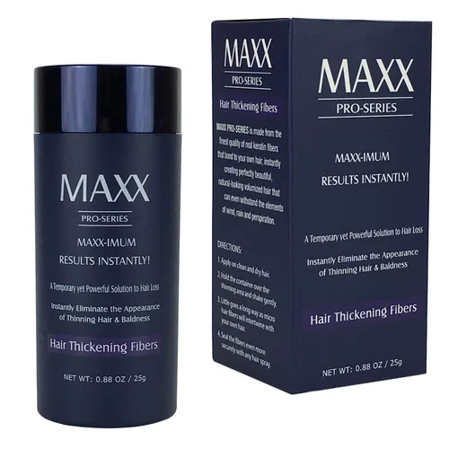 Miniatura 9 de Fibras capilares voluminizadoras con queratina real para adelgazar el cabello/pérdida de cabello – Dermatológicamente probado y certificado