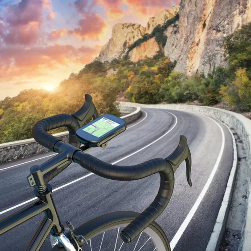 Miniatura 4 de Soporte para computadora de bicicleta, soporte frontal para bicicleta para manillar de bicicleta integrado, compatible con bicicletas de carretera