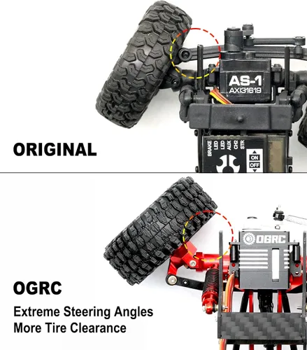 Miniatura 4 de McCue - Enlaces de mantis rezando a control remoto, enlaces de alta liquidación para Axial 1/24 Deadbolt AXI90081 RC Crawler piezas de actualización