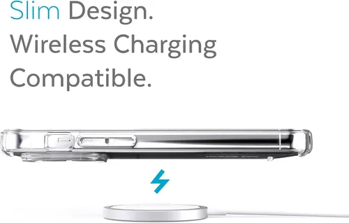Miniatura 8 de Speck Funda MagSafe para iPhone 13 Pro, protección contra caídas y cámara, funda transparente para teléfono, compatible con carga inalámbrica