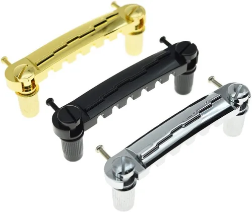 Miniatura 7 de Dopro Cordal de puente envolvente de guitarra eléctrica negra para Les Paul LP Junior Negro