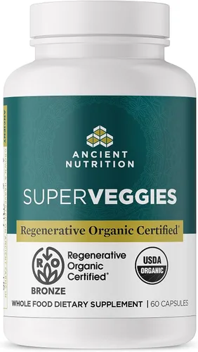 Miniatura 7 de Ancient Nutrition Cápsulas regenerativas orgánicas certificadas SuperFruits, apoya la salud intestinal y del sistema inmunológico, hechas
