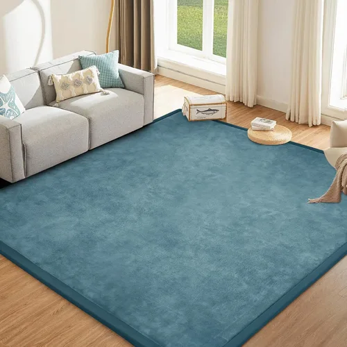 Miniatura 23 de Alfombra de juego para acostar al bebé, alfombrilla para guardería, tapete tipo tatami de espuma viscoelástica de 1.3 pulgadas de grosor, para bebés