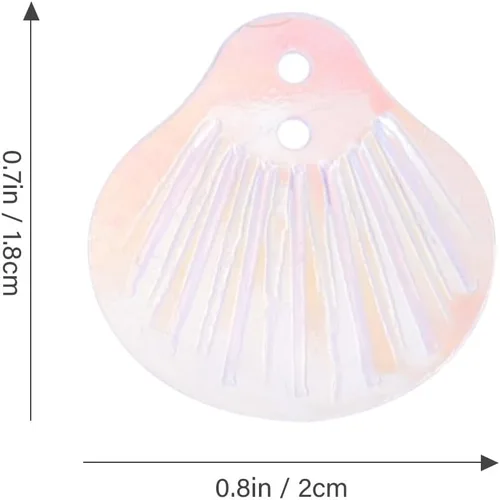 Miniatura 2 de Amosfun Lentejuelas brillantes con agujeros para manualidades de costura, bordados, aretes y decoración de prendas
