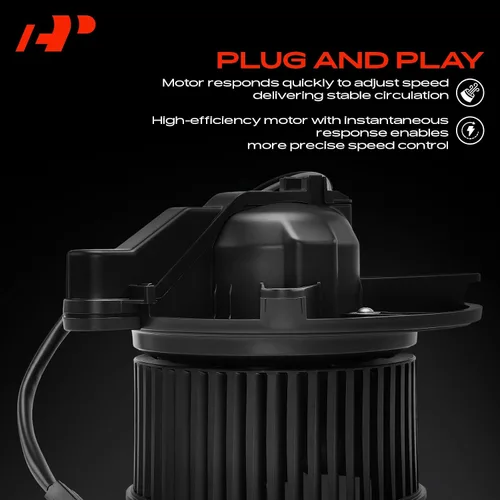 Miniatura 4 de A-Premium Motor de soplador de calefactor delantero HVAC compatible con Jeep WK Grand Cherokee 2005-2010, XK Commander 2006-2010