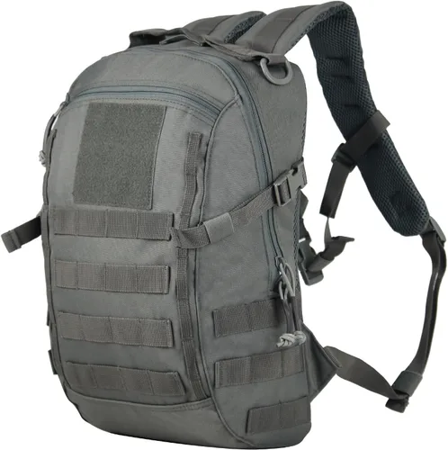 Miniatura 9 de Mochila táctica pequeña militar de 12 litros, mochila Molle, mochila militar para exteriores, senderismo, campamento, viajes (bronceado)