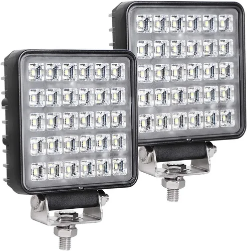 Luces LED impermeables de trabajo para camión, barra de luz LED de inundación de 150°, luces todoterreno de 90 W, 4200 lúmenes, barra de luz LED de